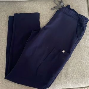 Dark Blue Yola FIGS scrub pants